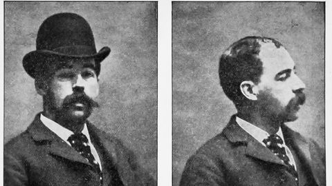 Zwei Potraits von H.H. Holmes alias Herman Webster Mudget
