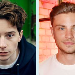Schauspieler Jonathan Berlin (links) setzt sich mit einer Petition für den Klimaschutz ein, Kollege Jannik Schümann unterstützt ihn