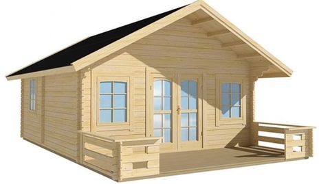 Eine Abbildung eines Tiny House zum Zusammenbauen