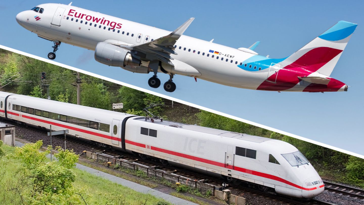 Konkurrenz für Lufthansa, Easyjet und Eurowings: Die Bahn legt die Strecke von München nach Berlin mit ihren ICE-Sprinter-Zügen in knapp vier Stunden zurück.