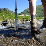 Knöchelhohe Wanderschuhe