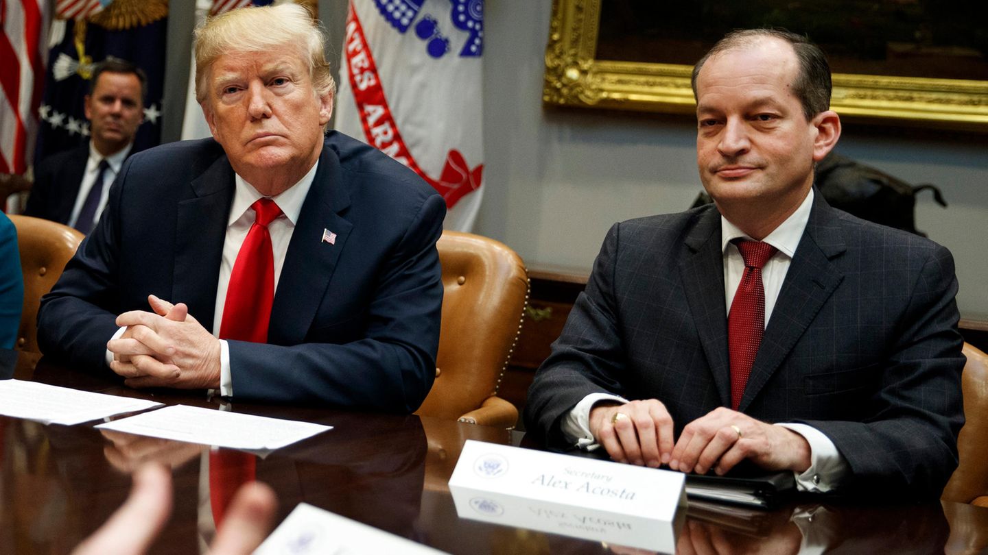 Donald Trump und Alexander Acosta