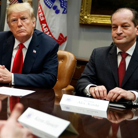 Donald Trump und Alexander Acosta