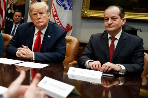 Donald Trump und Alexander Acosta