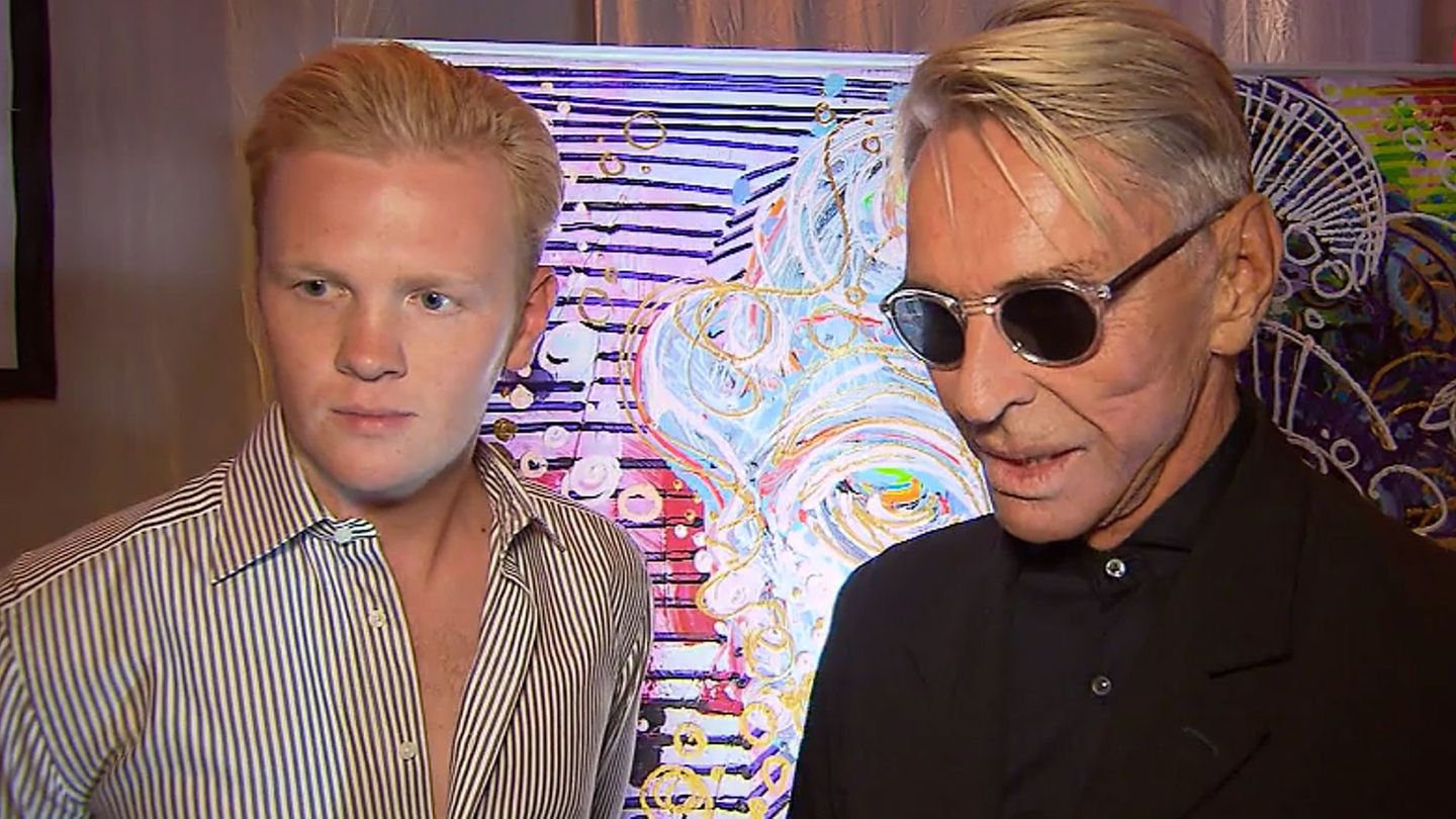 Leon Löwentraut und Wolfgang Joop