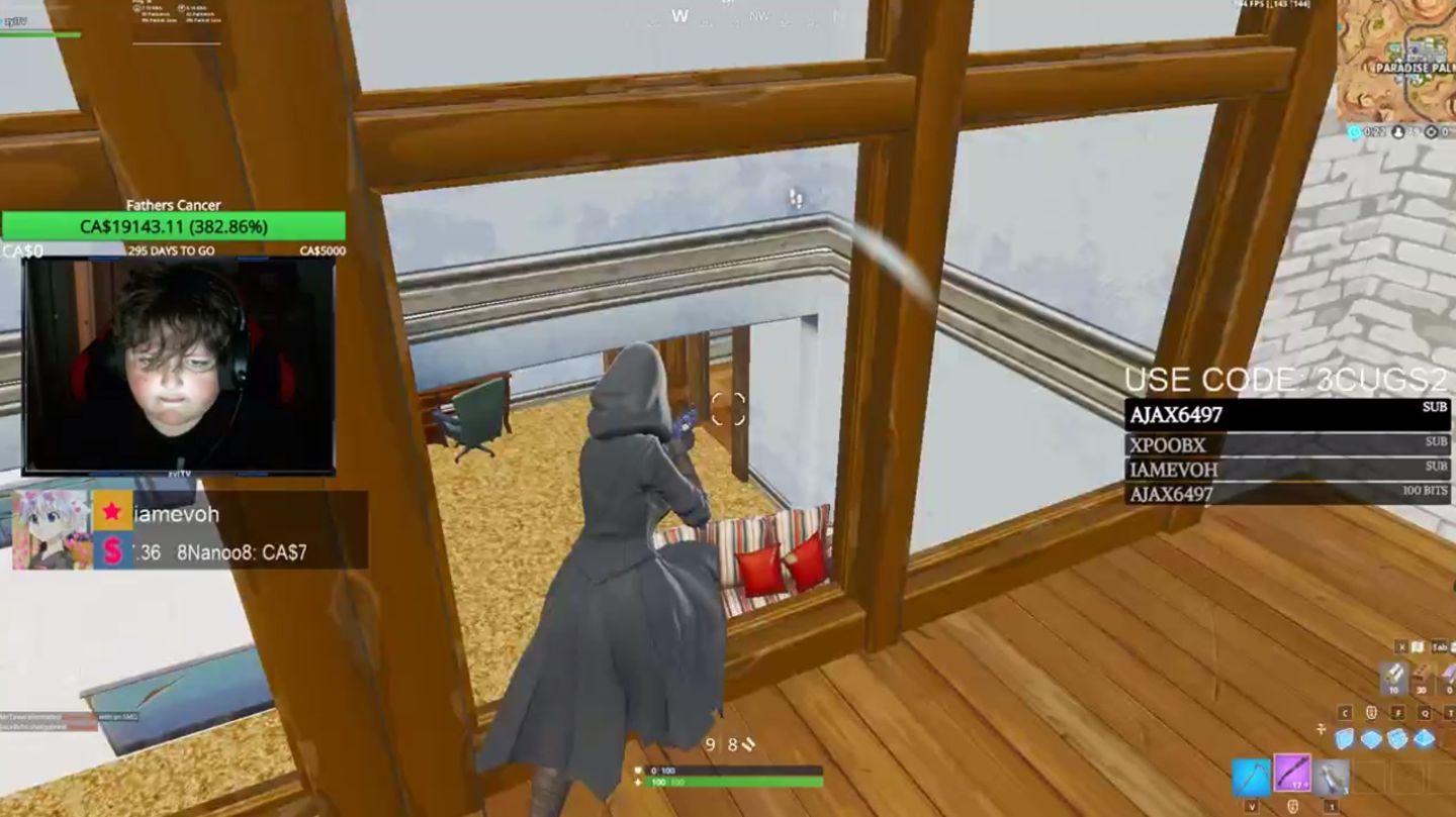 Fortnite-Fan erzockt 20.000 Dollar für krebskranken Vater