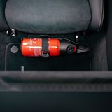 Auf Wunsch ist ein Feuerlöscher an Bord