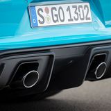 Der Diffusor ist nicht nur Show, sondern sorgt für Abtrieb