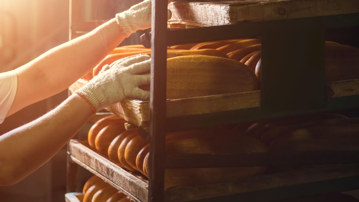 Bäckerei Oebel Brote in einer Bäckerei