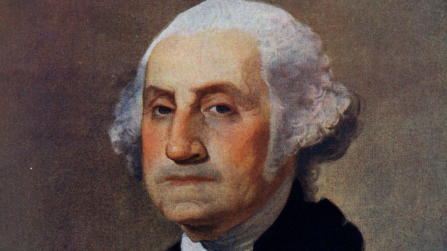 Ein Porträt George Washingtons vom Maler Gilbert Stuart (Symbolbild)