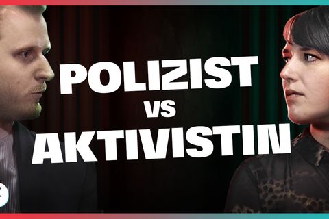 Teaser Diskuthek Polizei vs. Aktivistin