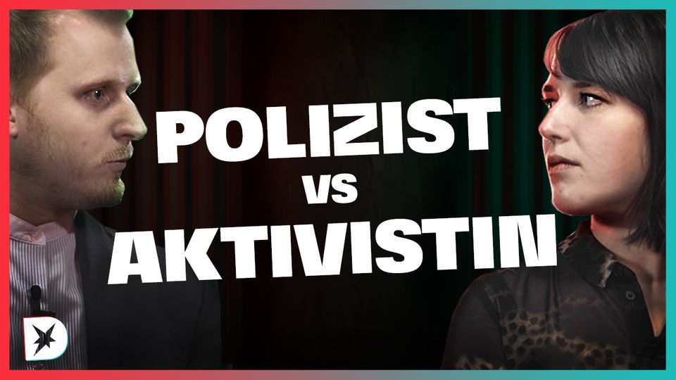 Teaser Diskuthek Polizei vs. Aktivistin