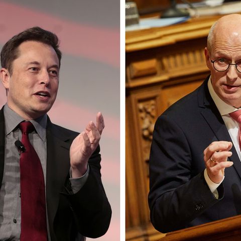 Elon Musk und Peter Tschenscher