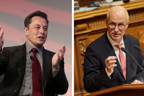 Elon Musk und Peter Tschenscher
