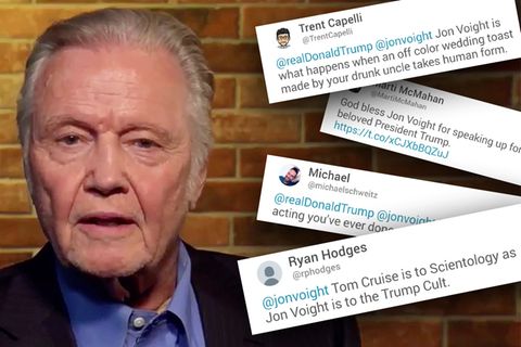 Jon Voight unterstützt Trump auf Twitter