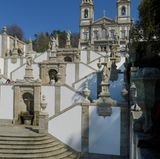 Das Heiligtum des Bom Jesus do Monte in Braga, Portugal