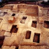 Archäologische Ruinen der Stadt Liangzhu, China