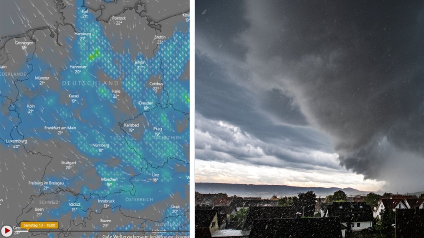 Unwetter heute
