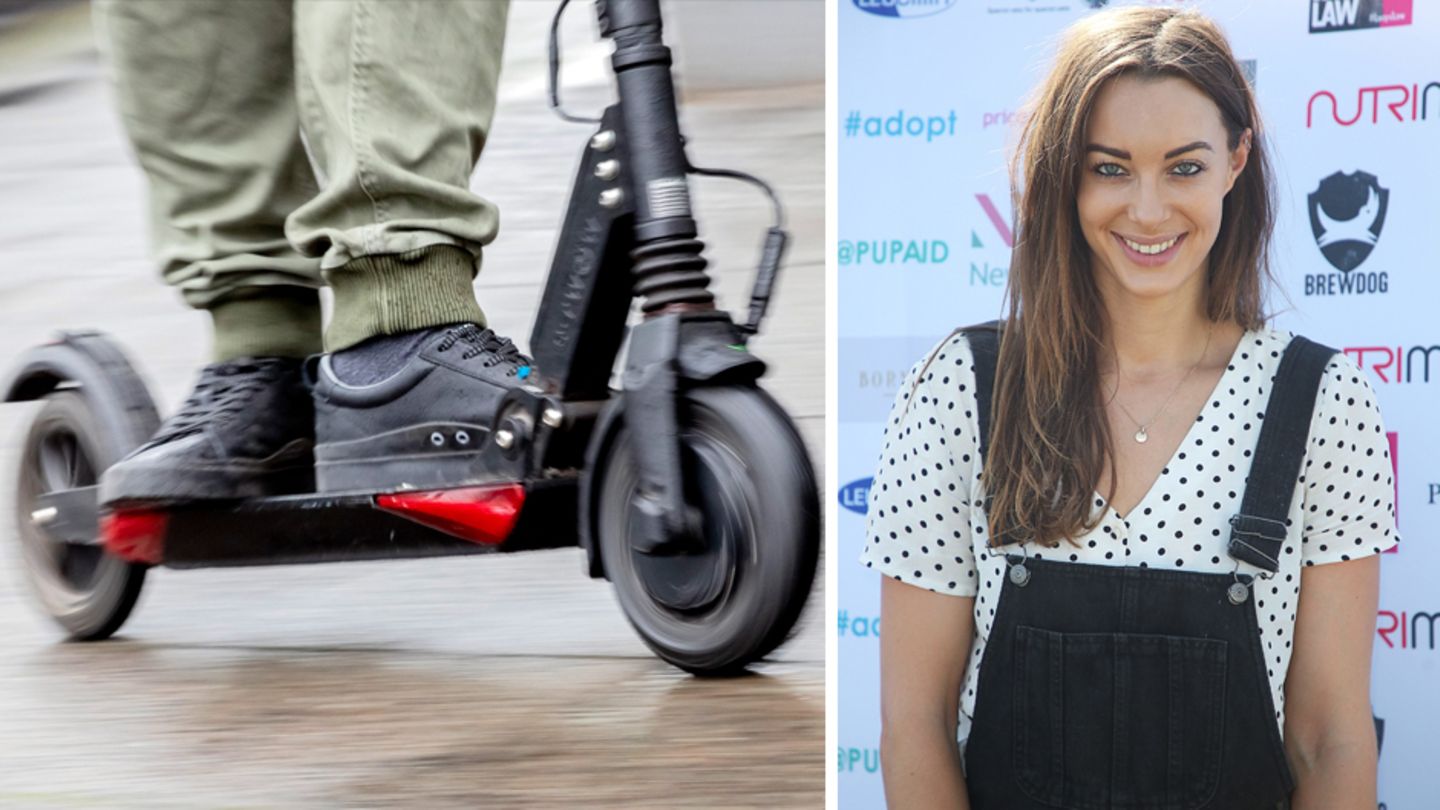 Mit den E-Scootern darf man in Großbritannien nicht auf öffentlichen Straßen fahren. Emily Hartridge wurde nur 35 Jahre alt. 