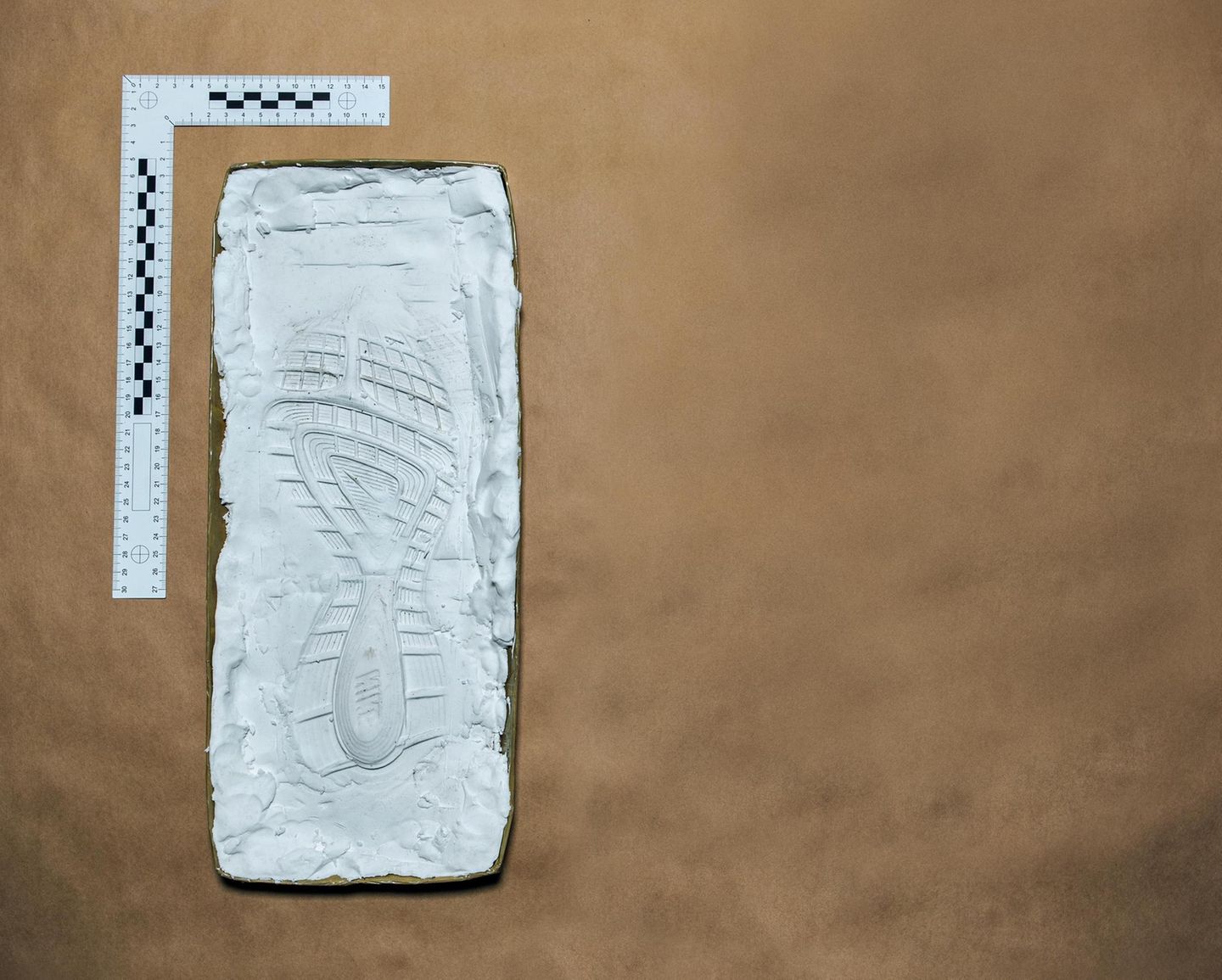 Schuhprofil in Gips Schuhprofil in Gips