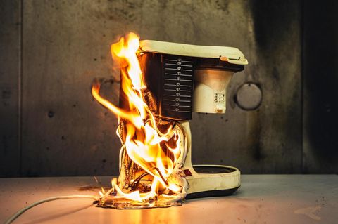 Brandrekonstruktion am Beispiel einer Kaffeemaschine