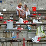 Stierhatz in Pamplona