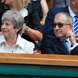 Theresa May Wimbledon