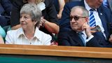 Theresa May Wimbledon