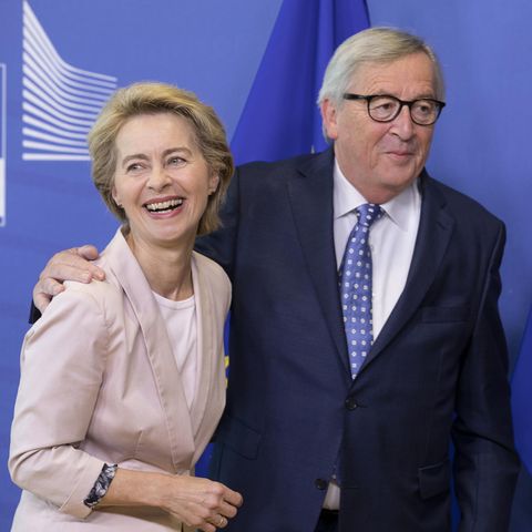 Der scheidende EU-Kommissionspräsident Jean-Claude Juncker und seine mögliche Nachfolgerin Ursula von der Leyen.