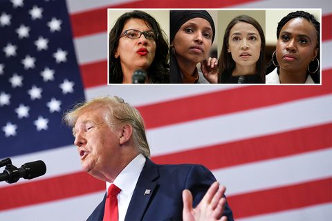 Donald Trump sagt Demokratinnen, sie sollten in ihre Heimat zurückkehren
