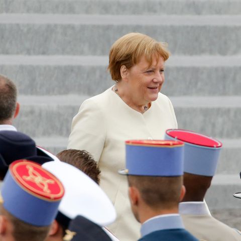 Bundeskanzlerin Angela Merkel und Frankreichs Präsident Emmanuel Macron