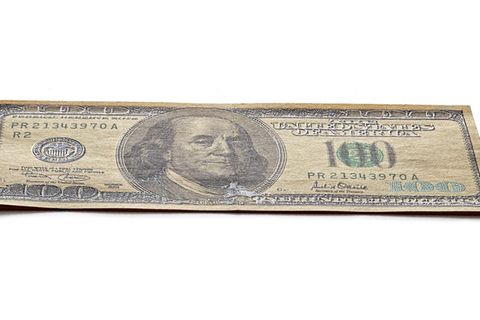 Gefälschte Dollarnote von Jürgen Kuhl