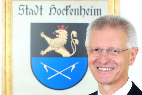 Der Hockenheimer Oberbürgermeister Dieter Gummer