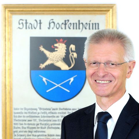 Der Hockenheimer Oberbürgermeister Dieter Gummer