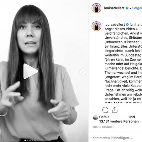 Instagram: Influencerin Louisa Dellert kassiert Shitstorm für Video