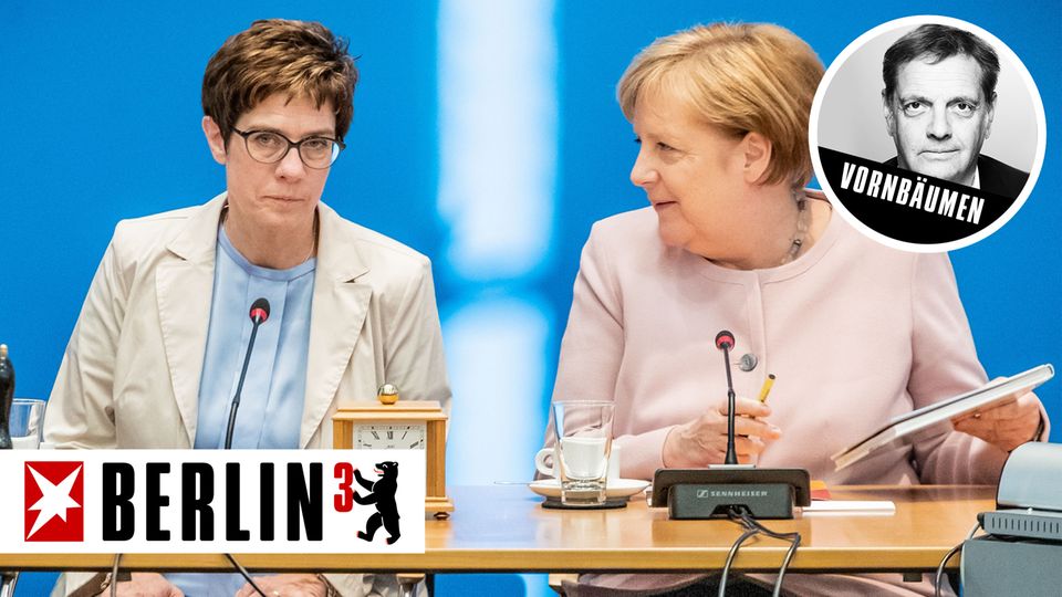 Angela Merkel bereitet Annegret Kramp-Karrenbauer mit dem Job als Verteidigungsministerin eine größere Bühne