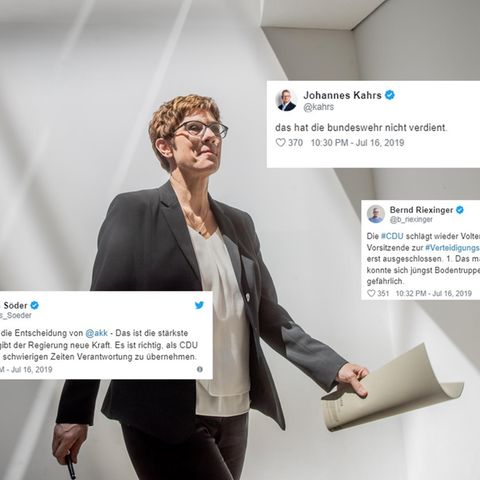CDU-Parteichefin Annegret Kramp-Karrenbauer