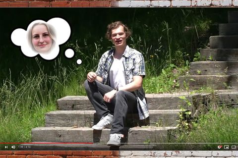Fritz Wagner im Video zu "Ich hab ein Date"