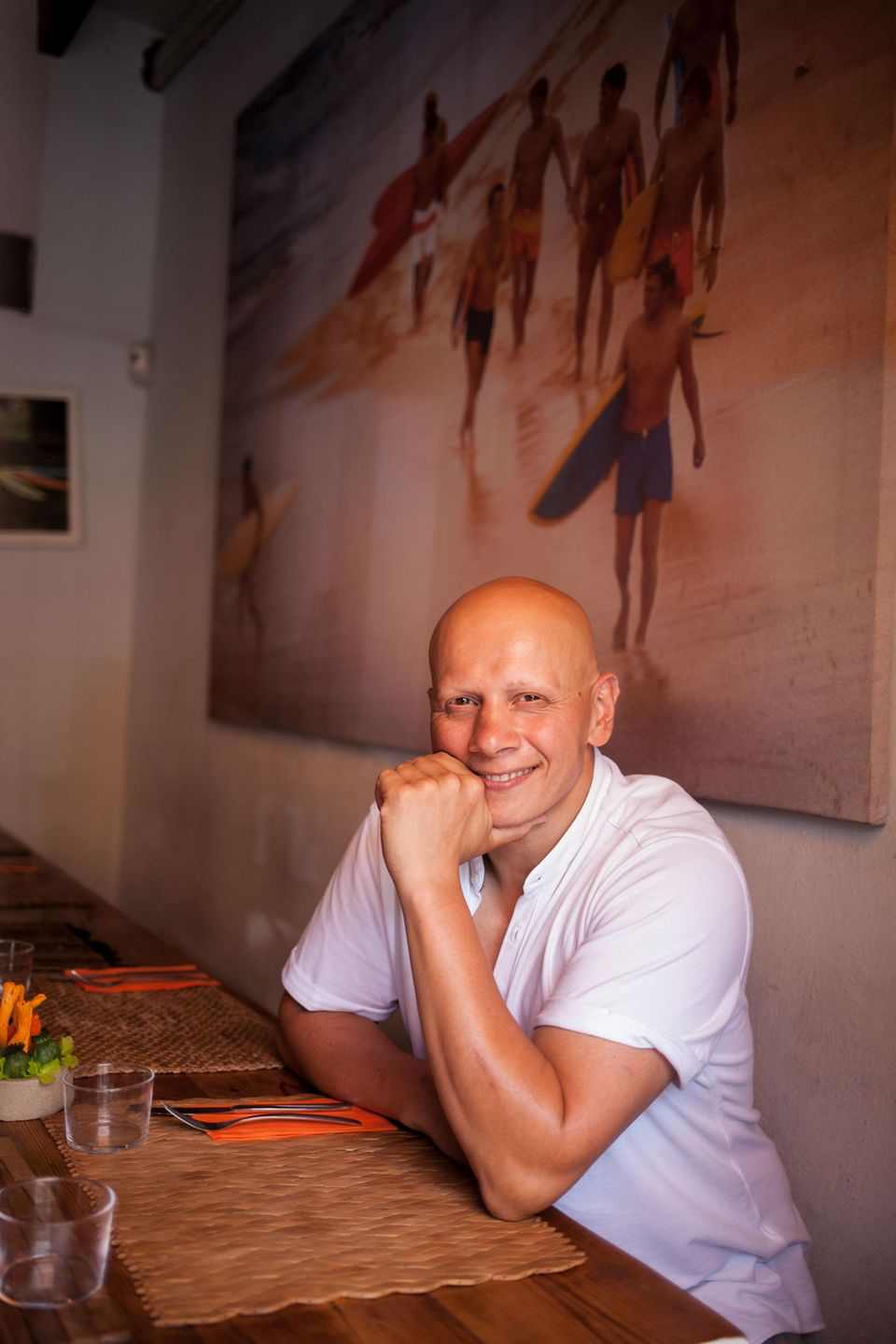 #sternmallorca: Ronny Portulidis im "Duke", seinem Restaurant Ronny Portulidis im "Duke", seinem Restaurant