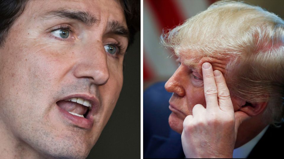 Justin Trudeau was very clear about Donald Trump's racist Twitter attacks. Justin Trudeau was very clear about Donald Trump's racist Twitter attacks.