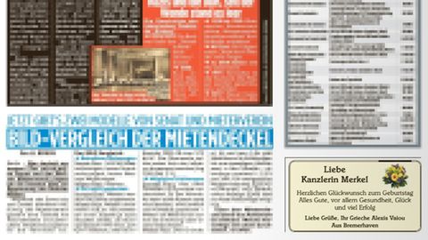 Zeitungsanzeige Fur Merkel Was Dahinter Steckt Stern De