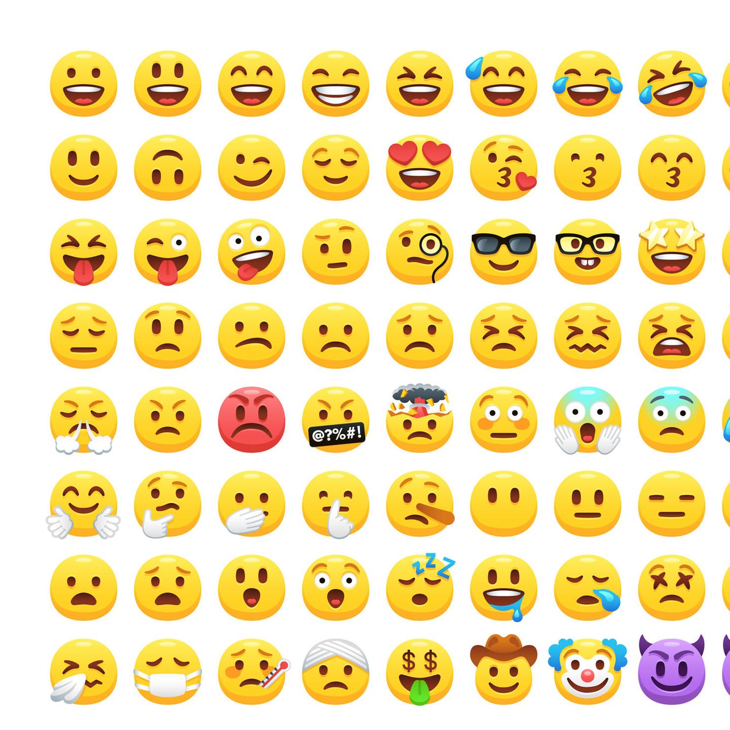 Löschen emojis häufig benutzte actual