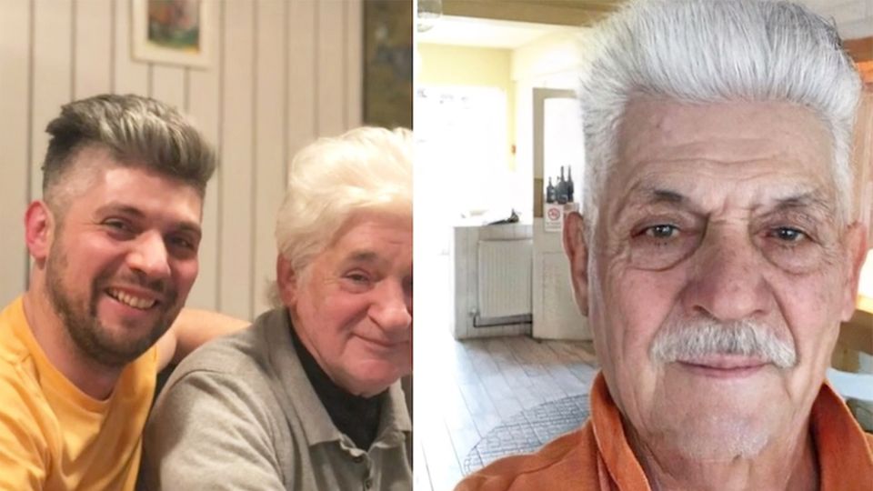 FaceApp: Männer vergleichen ihr Zukunfts-Ich mit ihren Vätern – Ähnlichkeit ist verblüffend