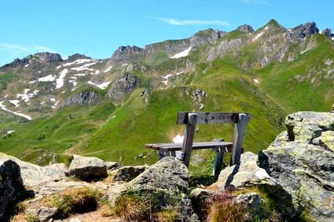 Gasteinertal in Österreich: Auf den Gipfeln kann man ganz alleine die Sonne und die frische Bergluft genießen