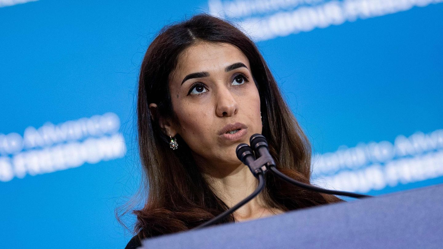 Die Jesidin und Friedensnobelpreisträgerin Nadia Murad