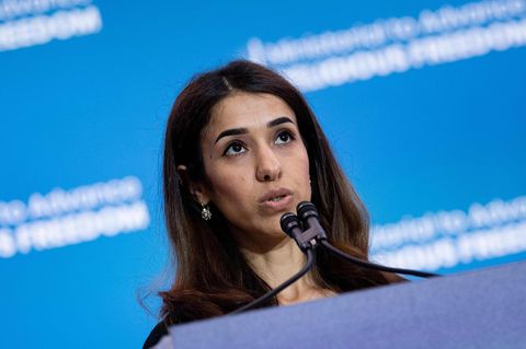 Die Jesidin und Friedensnobelpreisträgerin Nadia Murad
