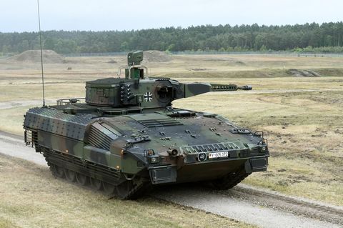 Schützenpanzer Puma auf dem Testgelände im niedersächsischen Unterlüß