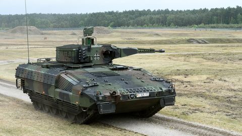 Schützenpanzer Puma auf dem Testgelände im niedersächsischen Unterlüß