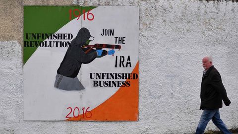IRA-Wandgemälde in Derry / Londonderry