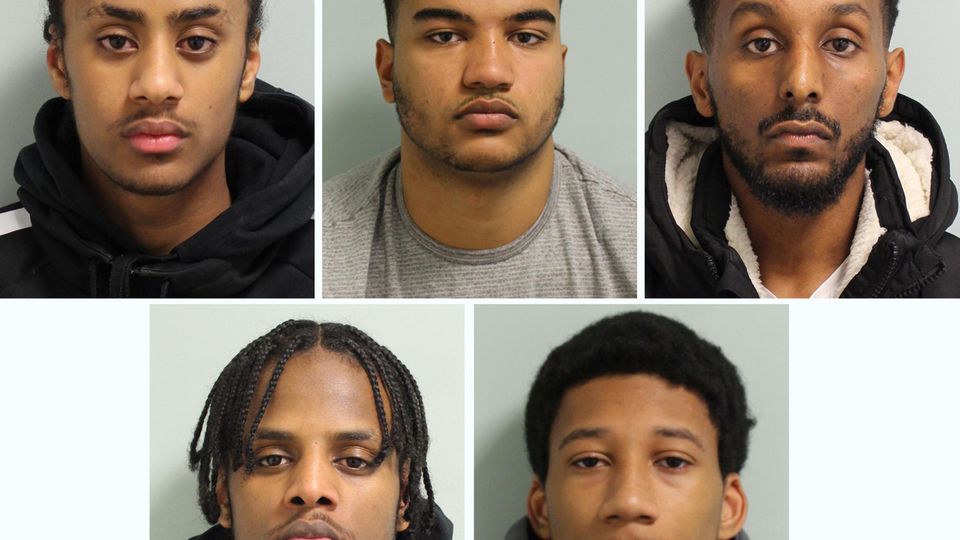 Jordan Bedeau, Isaac Marshall, Yonas Girma (oben, v.l.n.r.) und Micah Bedeau and Rhys Herbert (unten, v.l.n.r.) Jordan Bedeau, Isaac Marshall, Yonas Girma (oben, v.l.n.r.) und Micah Bedeau and Rhys Herbert (unten, v.l.n.r.)